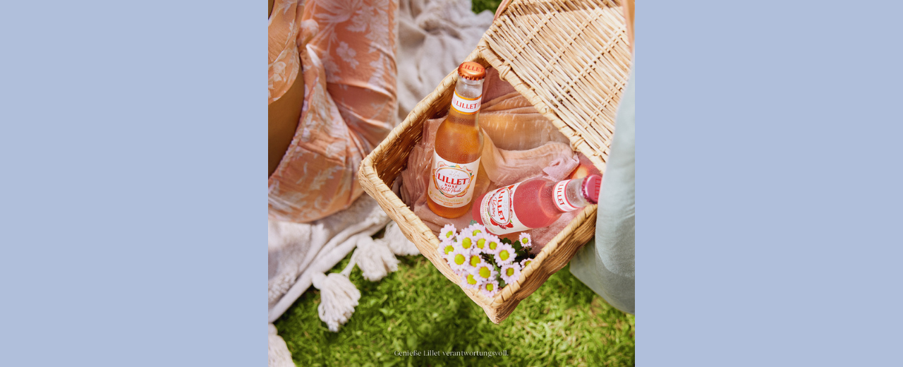 Picknickkorb mit Lillet